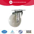 White PU Flat Cim Industrial Caster